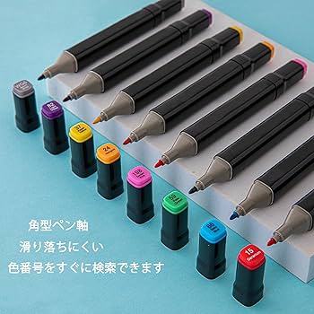 Amazon | プロ愛用アルコールマーカー 用油性アルコールマーカー